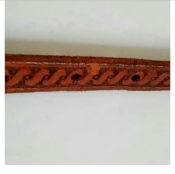 FULL GRAIN COWHIDE SKINNY BROWN LEATHER … - Picture 8 of 8